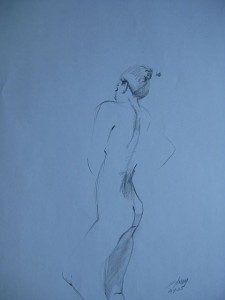 Standing, Small Nude